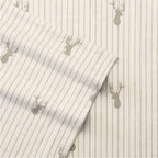 Eddie Bauer - King Sheets, Cotton Flannel Bedding Set, Brushed For Extra Softness, Cozy Home Decor (Deer Lodge, King)