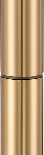 Possini Euro Design Boulevard Modern Glam Luxury 64 1/2" Tall Standing Floor Lamp Column Warm Gold Metal Living Room Bedroom House Reading Office Home Decor Entryway Dining Indoor White Drum Shade