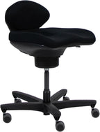 Vari CoreChair – Ergonomic Armless Office Chair for Active Sitting, Core Support & Posture – Adjustable Seat Height & Depth – Compact Task Chair for Home Office Desk – 250 lb Capacity (Black)