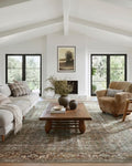 Loloi Amber Lewis Georgie Collection GER-07 Moss/Salmon 10'-0" x 14'-0", .19" Pile Height, Area Rug