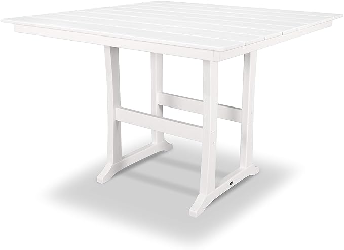 POLYWOOD® Tables Bar Table, White