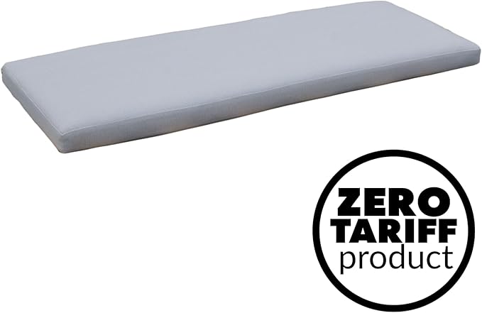 Tommy Bahama Bench Cushion, 50" X 19" X 2.5", Bamboo Bay Cloud