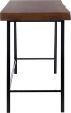 SAFAVIEH Home Collection Bernhart Walnut/Black Desk