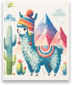 SWEDEdishcloths - Eco Friendly Cellulose Sponge Dish Towels - Mixed Set of 6 (One of Each Design) Llama Swedish Dish Cloths