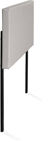FURINNO Roanne Plain Headboard, Full, Fog