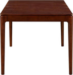 NTC Mingle 71 Inch Modern Design, Rectangular Dinner Table for Dining Room, Living Room Furniture, Effortless Assembly, Dark Walnut