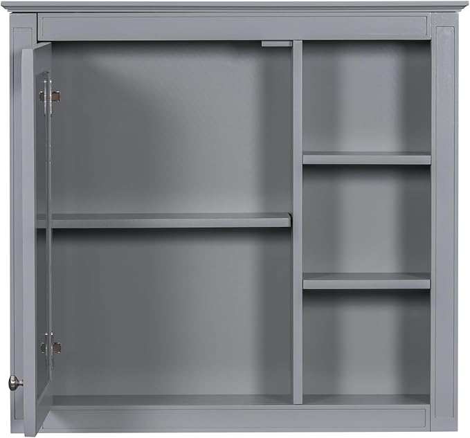 30" Bathroom Vanity with Matching Medicine Cabinet, Modern Sink Storage Cabinet with Drawers, Soft Closing Doors and Shelf, Bathroom Vanities with Sink & Mirror