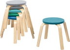 Bentwood Stackable Stools, Kids Furniture, Contemporary, 6-Piece