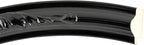 OVALCREST Oval Beveled Wall Mirror for Home Decor - Florence Style - Gloss Black - 32" x 26"