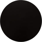 Kate and Laurel Kenzo Modern Wooden Round Side Table; 14 x 14 x 20; Black; Transitional Wood End Table for Use as Bedroom Nightstand or Living Room Accent Table
