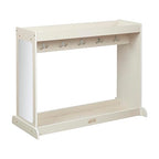 ECR4Kids Streamline Dress-Up Island, Costume Organizer, White Wash