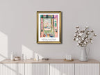 Wieco Art Framed Wall Art Open Window Collioure 1905 by Henri Mattise Abstract Colorful Art Matisse Posters Canvas Prints for Wall and Home Office Decorations Bronze Gold Frame