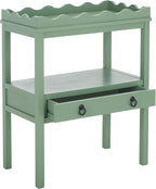 SAFAVIEH Home Collection Darlyn Sage Green 1-Drawer Rectangle Accent Table