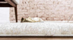 Unique Loom Solid Shag Collection Area Rug (2' 6" x 16' 5" Runner, Snow White)