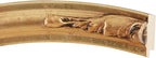 OVALCREST Oval Beveled Wall Mirror for Home Decor - Florence Style - Gold Leaf - 44" x 34"