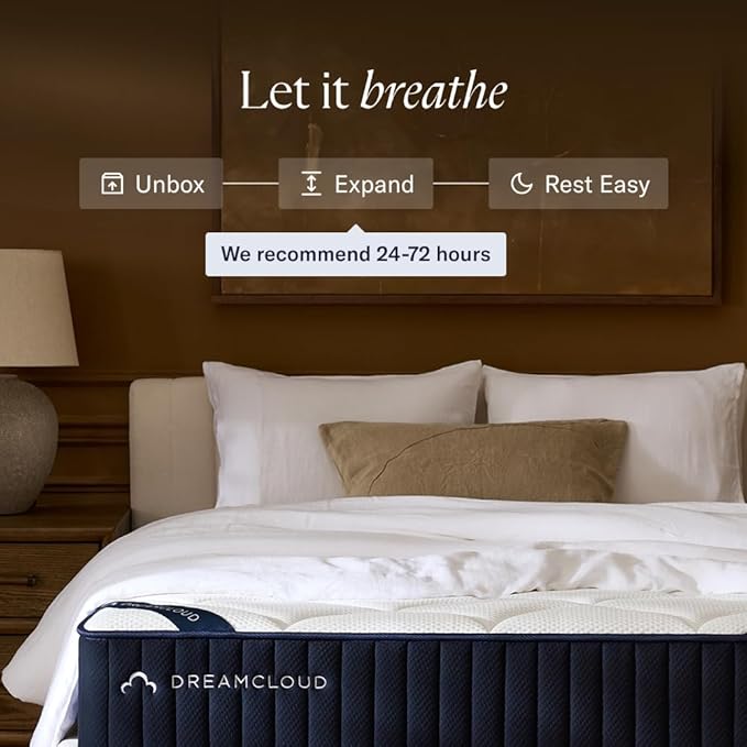 DreamCloud Ultra 15" Twin Mattress - Memory Foam - 365 Night Trial - Fiberglass Free - Forever Warranty - Mattress in a Box - CertiPUR-US® Certified