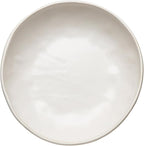 Creative Co-Op Stoneware Bowl w Reactive Glaze, White