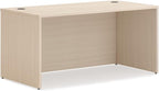 HON MOD Executive Desk 60-Inch Large Computer Desk Shell, Thick Wooden Laminate, Modern Table with Cord Management, 60" W x 30" D x 29" H, Desert Oak