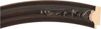 OVALCREST Oval Beveled Wall Mirror for Home Decor - Florence Style - Rubbed Bronze - 34" x 28"