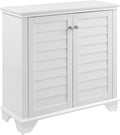 Crosley Furniture Lydia Accent Storage Cabinet, Bar, Buffet for Kitchen, Living Room, or Entryway, White