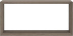 Henn&Hart 64'' Wooden Rectangular Console Table Entryway Table, Sofa Table with Wooden Shelf for Entryway, Living Room, Couch, Hallway, or Office, Antiqued Gray Oak