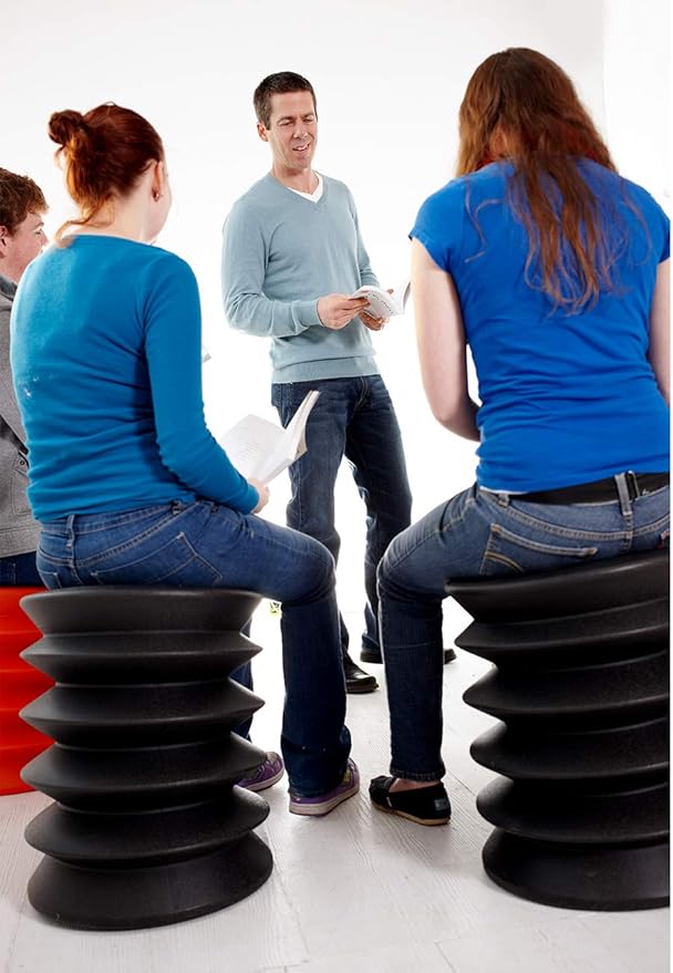 ExtraErgo Ergonomic Stool for Active Sitting (Black)