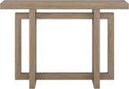 Henn&Hart 44'' Wooden Rectangular Console Table Entryway Table, Sofa Table for Entryway, Living Room, Couch, Hallway, or Office, Antiqued Gray Oak