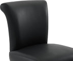 CHITA 30 Inch Counter Height Swivel Bar Stools Set of 2, FSC Certified Modern Upholstered Faux Leather Swivel Barstool Chairs with Back, Black