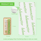 Cooling Body Wipes, Individually Wrapped Biodegradable Shower Wipes, Cooling Towels for the Gym, Workout, Hiking, Travel, and Sport, Oversized and Extra-Thick (1, Mint Chill)