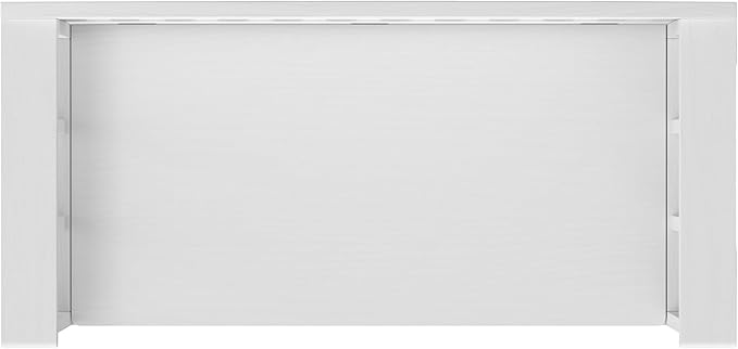 SIMPLIHOME Acadian Entryway Storage Bench - 36 inch Wide Solid Wood Small Hallway Seat in White, Transitional Bench for Mudroom or Entryway with Lift-Up Lid, 2 Compartments and Slatted Backrest