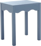 SAFAVIEH Home Collection Lilith Blue Square Wave Accent Table