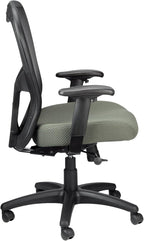 Tempur-Pedic TP9000C Mesh Swivel Task Chair with Tempur Material, Cooling Gel Layer, Adjustable Armrests, and Lumbar Support, Olive