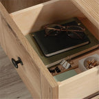 Sauder Miscellaneous Office Computer Desk with Drawers, Timber Oak Finish