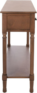 SAFAVIEH Home Collection Peyton Brown 3-Drawer Lower Shelf Console Table CNS5705C