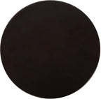 Kate and Laurel Hersi Decorative Modern Pedestal Drink Table; 7 x 7 x 20; Black; Cast Aluminum Mini Table with Teardrop Base for Use as Small Plant Stand or Living Room Martini Table