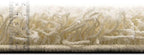 Unique Loom Solid Shag Collection Area Rug (7' 10" x 10' Rectangle, Pure Ivory)