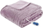 Beautyrest Heated Electric Blanket for Cold Weather, Fast Heating Heated Blanket, Auto Shut Off, Virtually Zero EMF, Multi Heat Setting, UL Certified, Sapphire Throw (60 inx70 in)