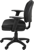 OEF Furnishings Comfort Office Chair, 18"-22", Black