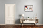 Wieco Art Framed Canvas Wall Art Wassily Kandinsky Composition VIII Picture Print of Famous Paintings Abstract Canvas Prints for Living Room Home Decor and Wall Decorations