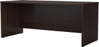 Bush Business Furniture Studio C 72W Computer Desk with Wire Management and Modesty Panel in Black Walnut, Professional Table for Home Office and Corporate Office