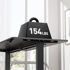 Standing Desk Home Office Desk, 48 x 24 Inches, Electric Height Adjustable Ergonomic Rising Computer Table, 4 * 2ft, Black Desk
