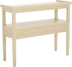 SAFAVIEH Home Collection Araminta Sand 2 Lower Drawer Console Table for Entryway, Living Room, Foyer