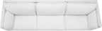 CHITA Luxury Oversized Sectional Modular Sofa, Premium Down Filled Cloud Couch, FSC Certified Comfty Deep Seat Sectional for Living Room, 3 Seat, 114‘’ Width, Cream