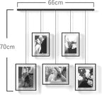 Umbra, Black Exhibit Multi Picture Frame Photo Display