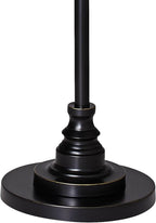 Possini Euro Design Country Cottage Floor Lamp Standing 58" Tall Black Bronze Metal Soft Gold Edging Real Woven Burlap Fabric Drum Shade for Living Room Reading Bedroom Office House Home Decor