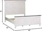 LIBERTY FURNITURE INDUSTRIES, INC. Allyson Park King California Panel Bed