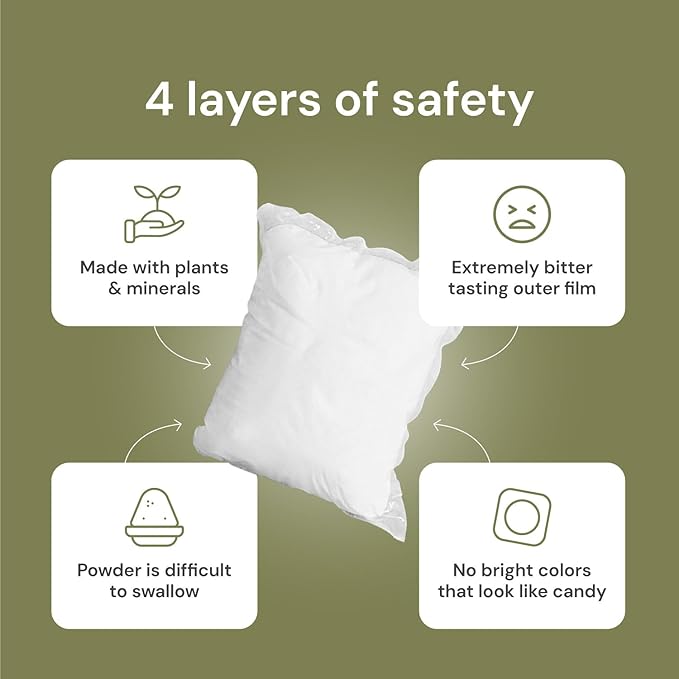 Grab Green Stoneworks Laundry Detergent Pods and Dryer Sheet Bundle, 50 Count Pods and 80 Dryer Sheets, Olive Leaf Scent, Plant and Mineral Based Laundry Care Set