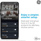 GE Cync Reveal HD+ Smart LED Wafer Downlight, Color Changing LED Downlight, 4in, Matter Compatible (3 Pack)
