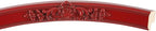 OVALCREST Oval Beveled Wall Mirror for Home Decor - Athena Style - Holiday Red - 26" x 20" Outside Dimensions