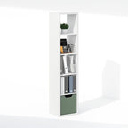 Furinno Cubic Closet Organizers and Storage, 5-Cube Closet Organizer, Open Shelf Closet Storage, Extra Thick Frame for Wardrobe, Bedroom, Living Room, White